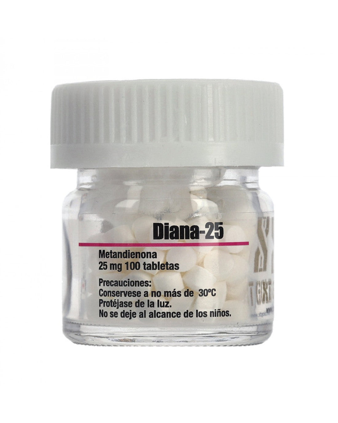 Diana 25 (Metandienona) 100 Tabletas/25Mcg XT Gold