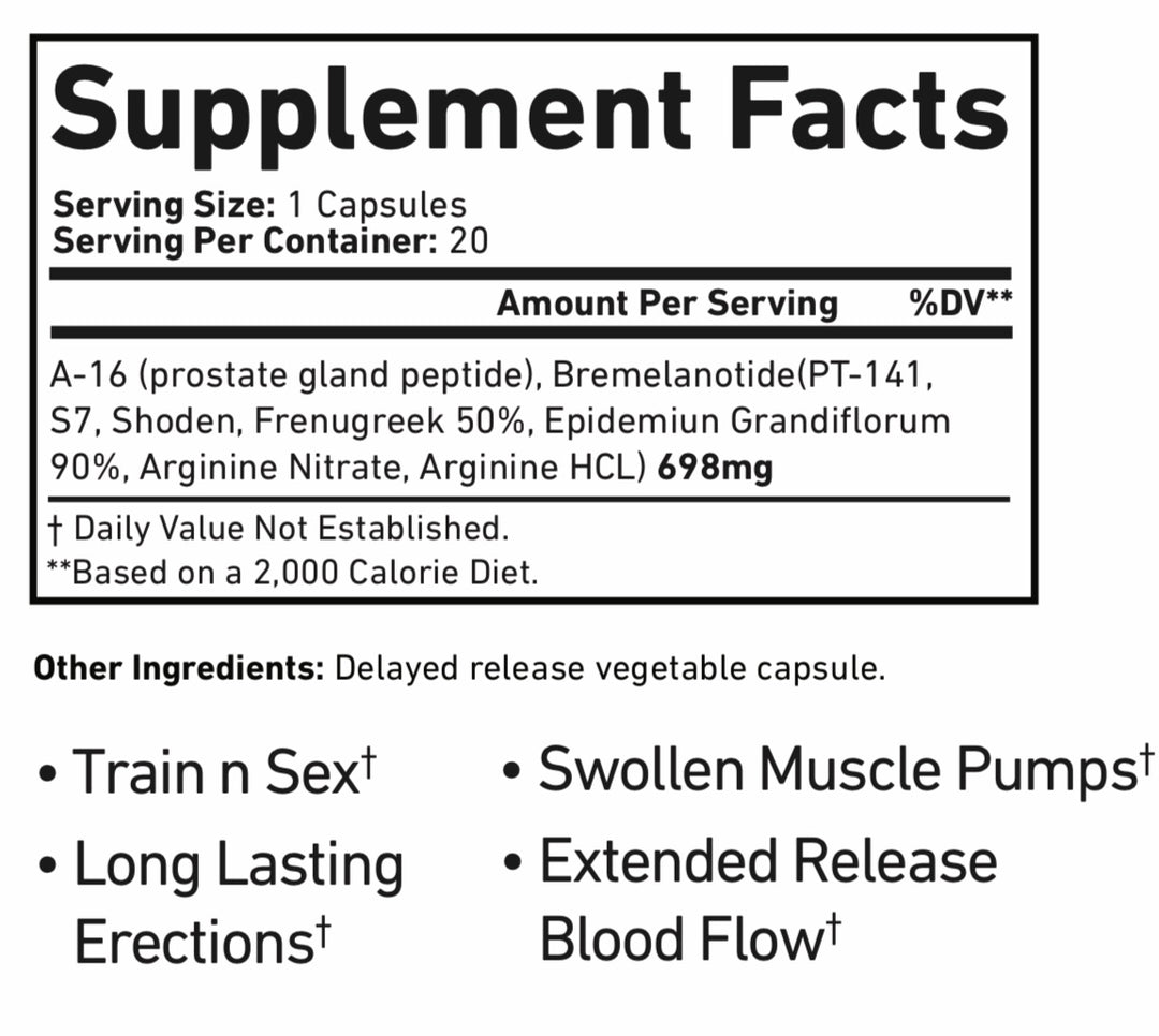 VASO MOJO – Vasodilator 20 Caps