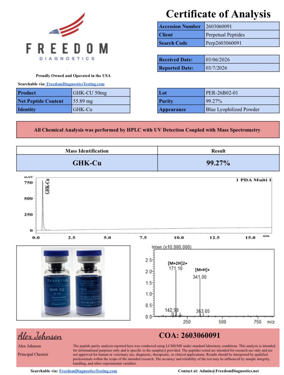 GHK-CU 50 mg + 3ml Agua Bacteriostatica Kit