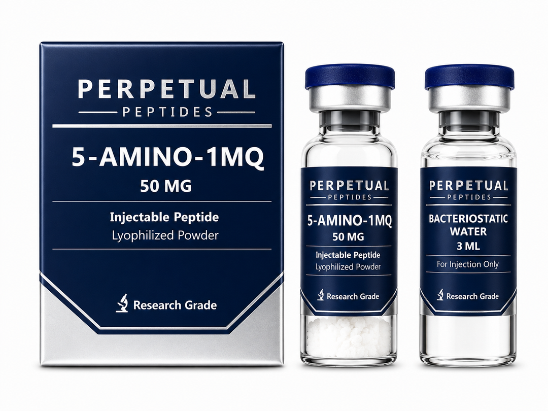 5-Amino-1MQ 50mg + Bacteriostatic Water – Perpetual Peptides