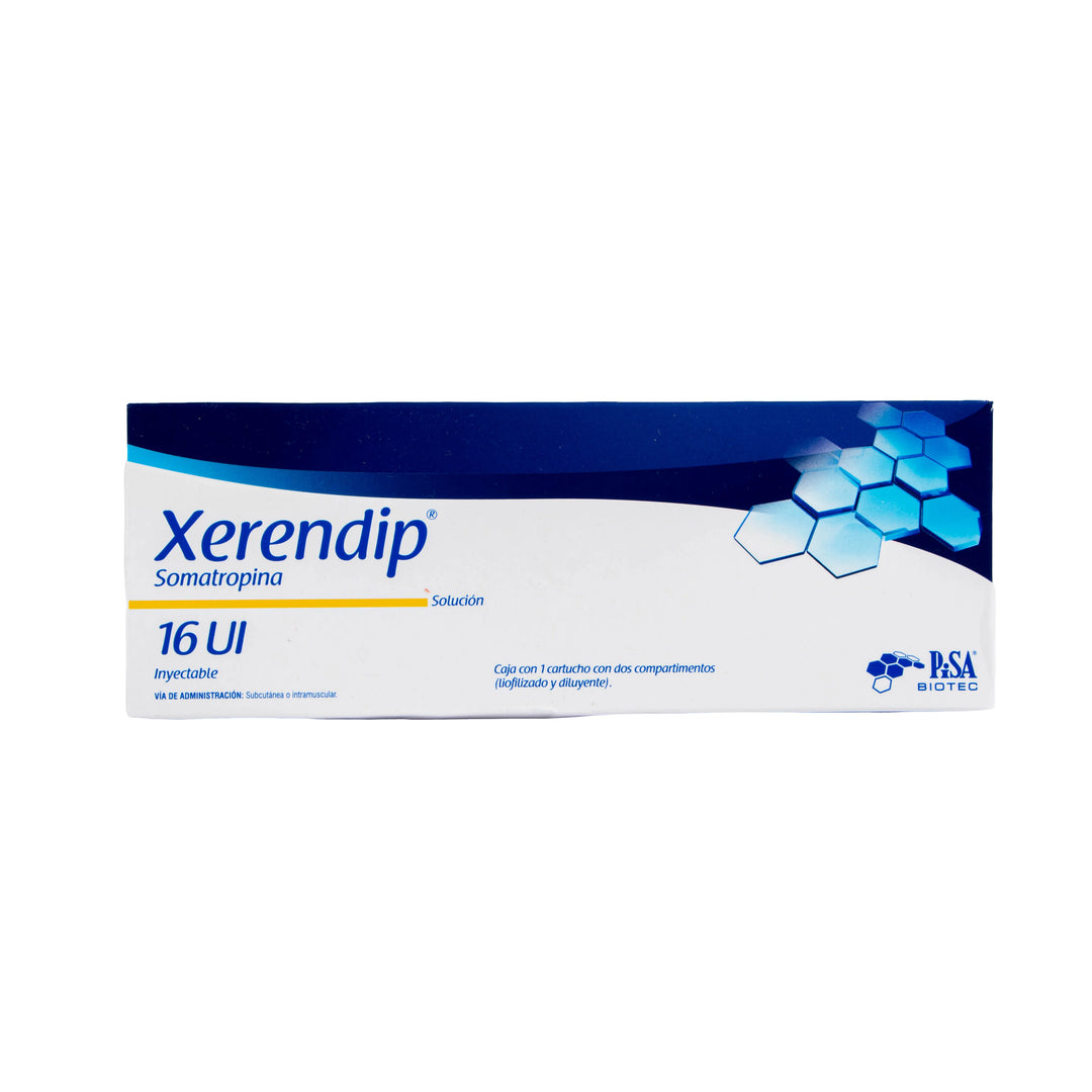 XERENDIP Solución Inyectable 16 UI – Hormona de Crecimiento