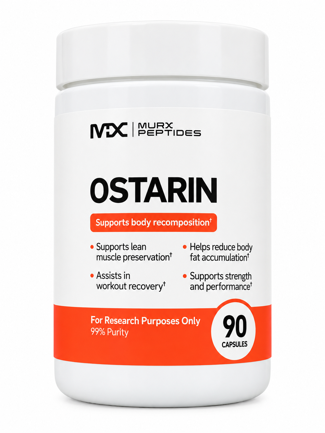 Murx Nutrition – Ostarine (MK-2866) 90 caps (New look)