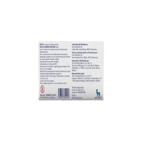 Rybelsus Semaglutida 14 mg 30 Tabs