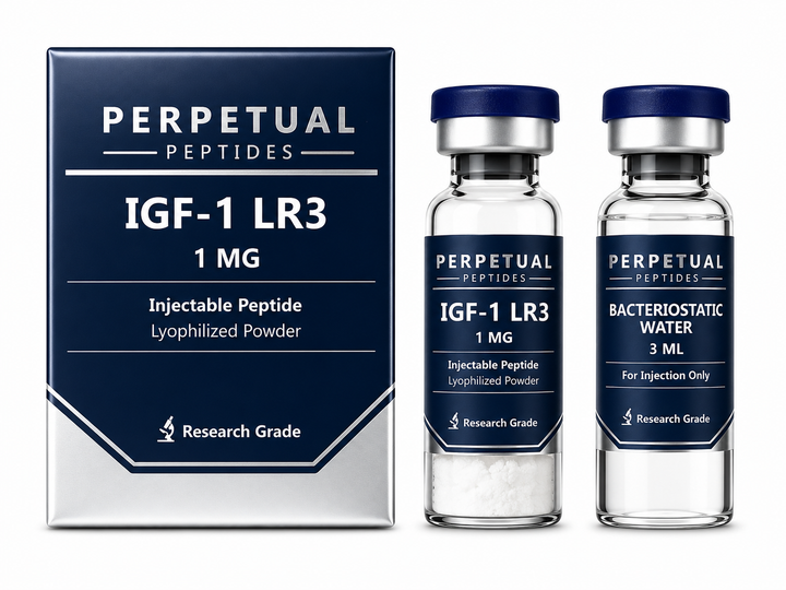 IGF-1 LR3 1mg + 3ml Agua Bacteriostatica Kit