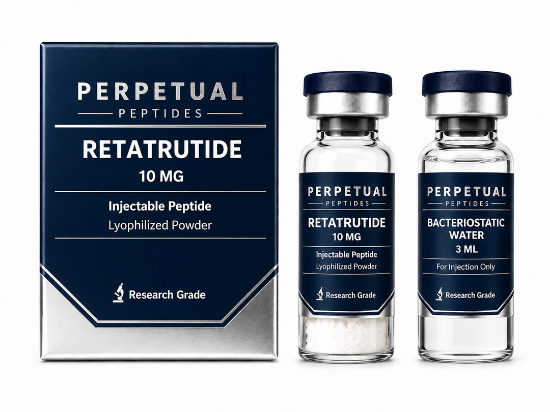 Retatrutide 10 mg + 3ml agua Bacteriostatica