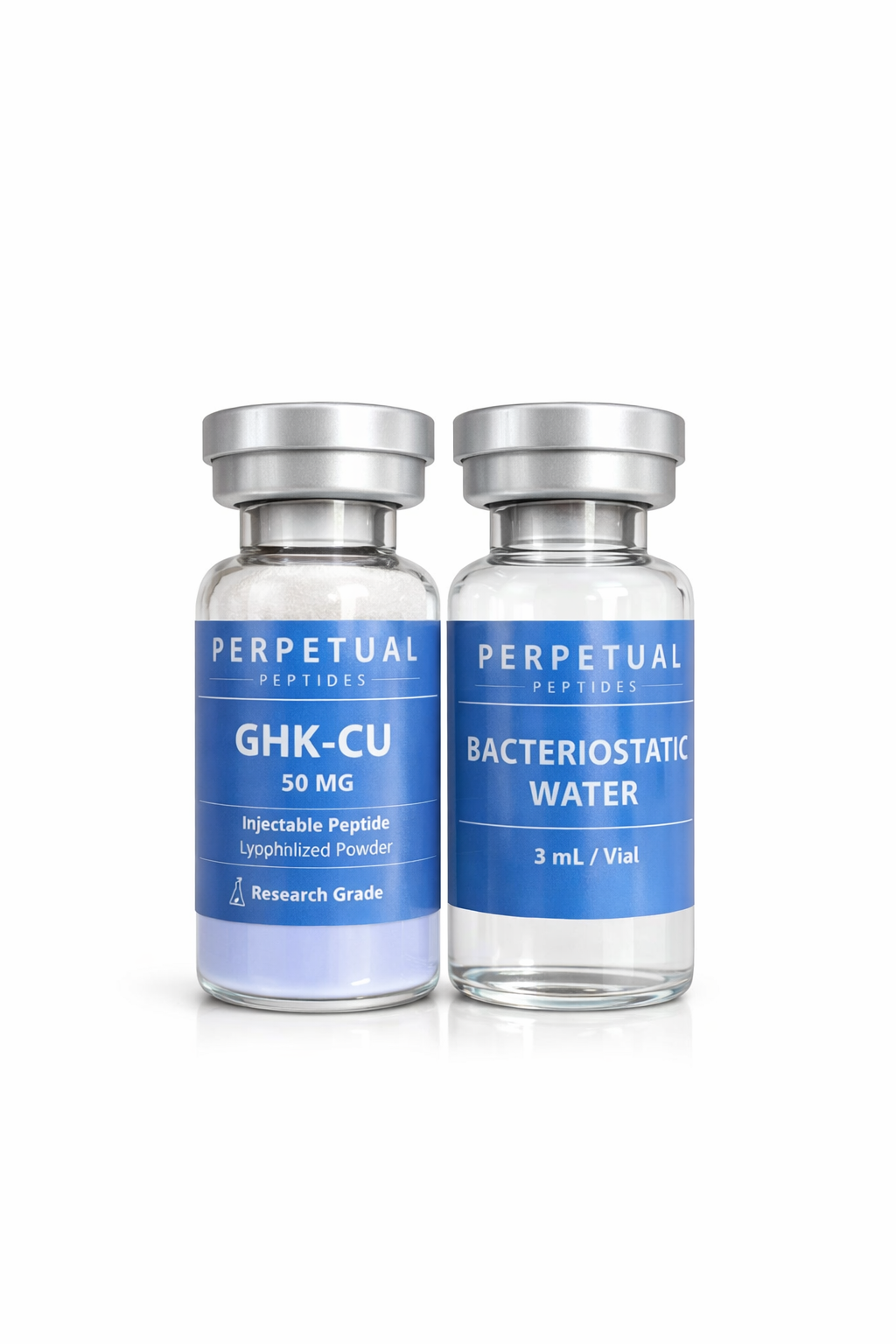 GHK-CU 50 mg + 3ml Agua Bacteriostatica Kit