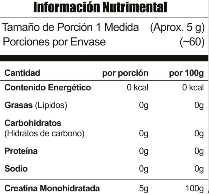 Creatine Creapure 60 porciones