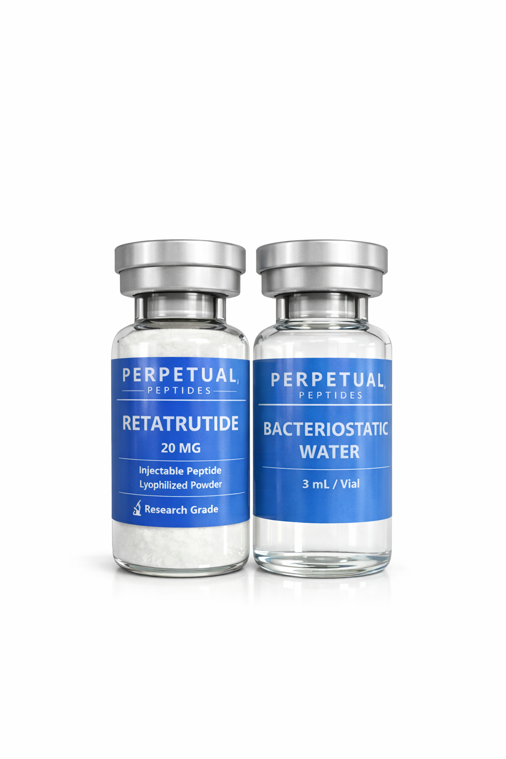 Retratutide 20mg + 3 ml Agua Bacteriostatica Kit