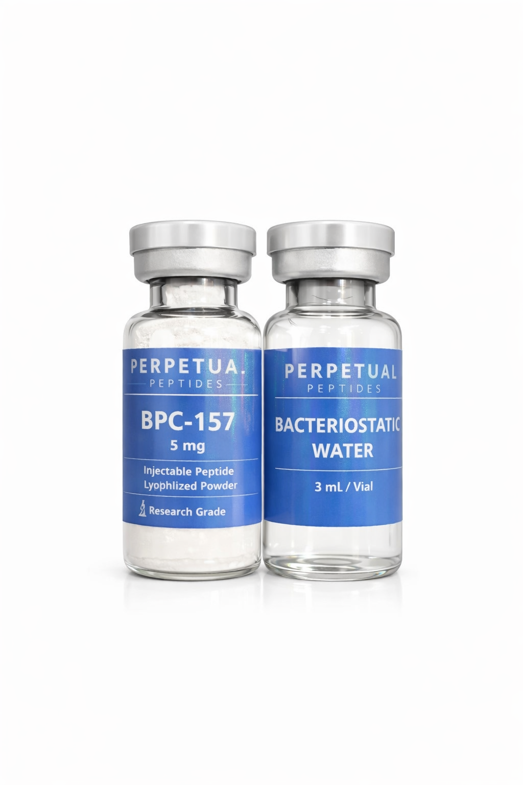 BPC-157 5 mg 1 vial + Agua Bacteriostática 3ml Kit