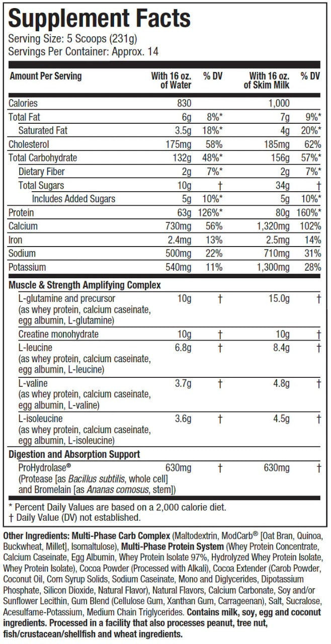 MUSCLETECH MASS-TECH ELITE 6 lbs