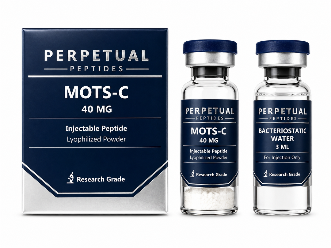 MOTS-c 40mg 1 vial + Agua Bacteriostática 3ml Kit
