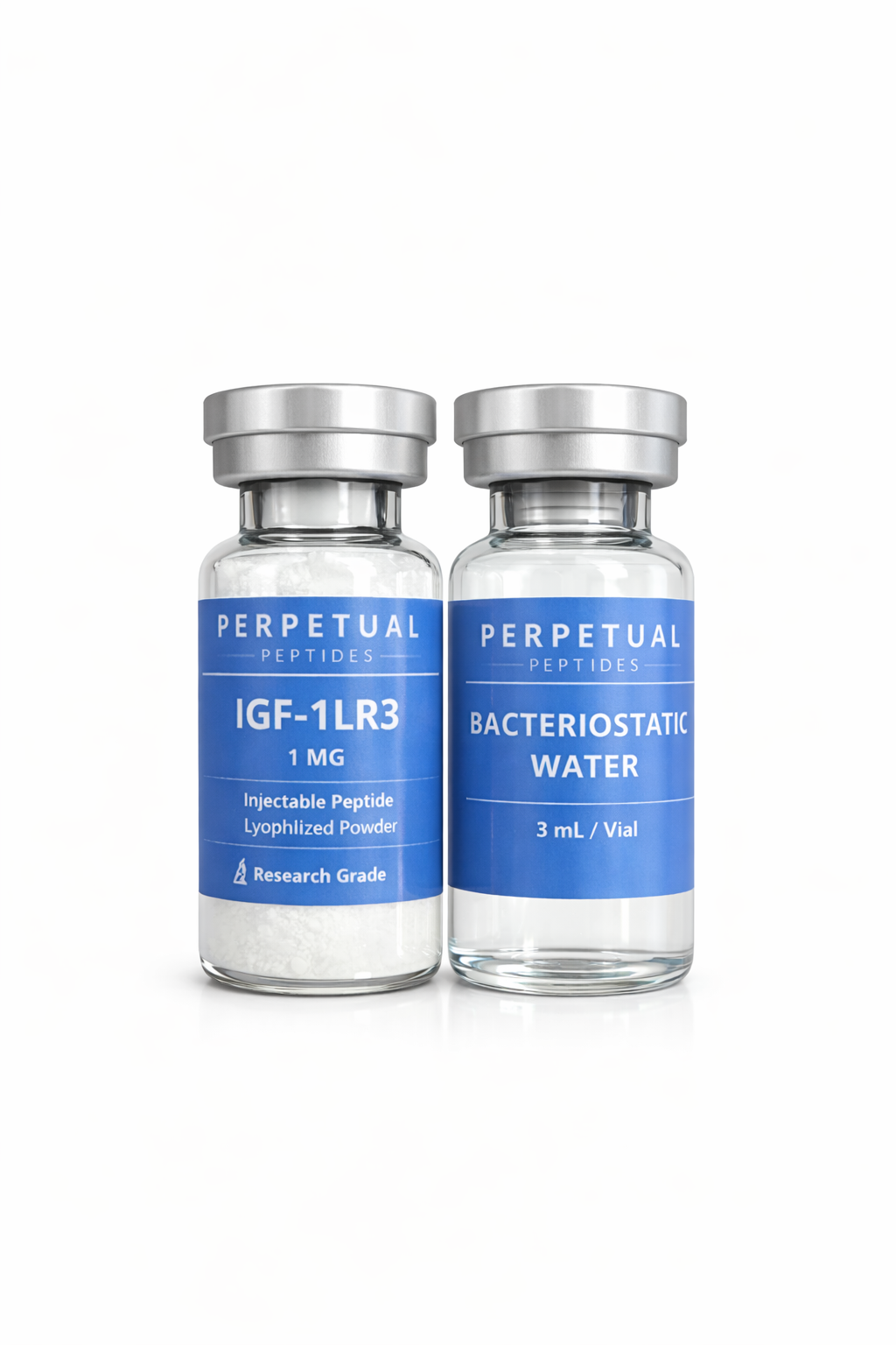 IGF-1 LR3 1mg + 3ml Agua Bacteriostatica Kit