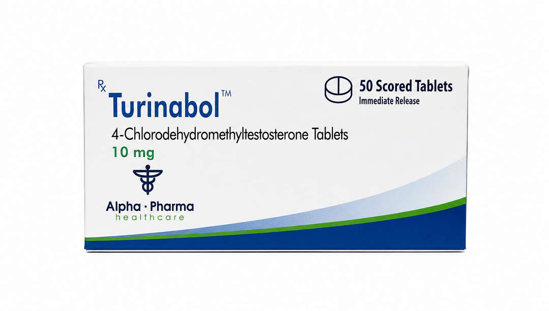 Alpha Pharma Turinabol 4-Chlorodehydromethyltestosterone 10mg 50 tabs