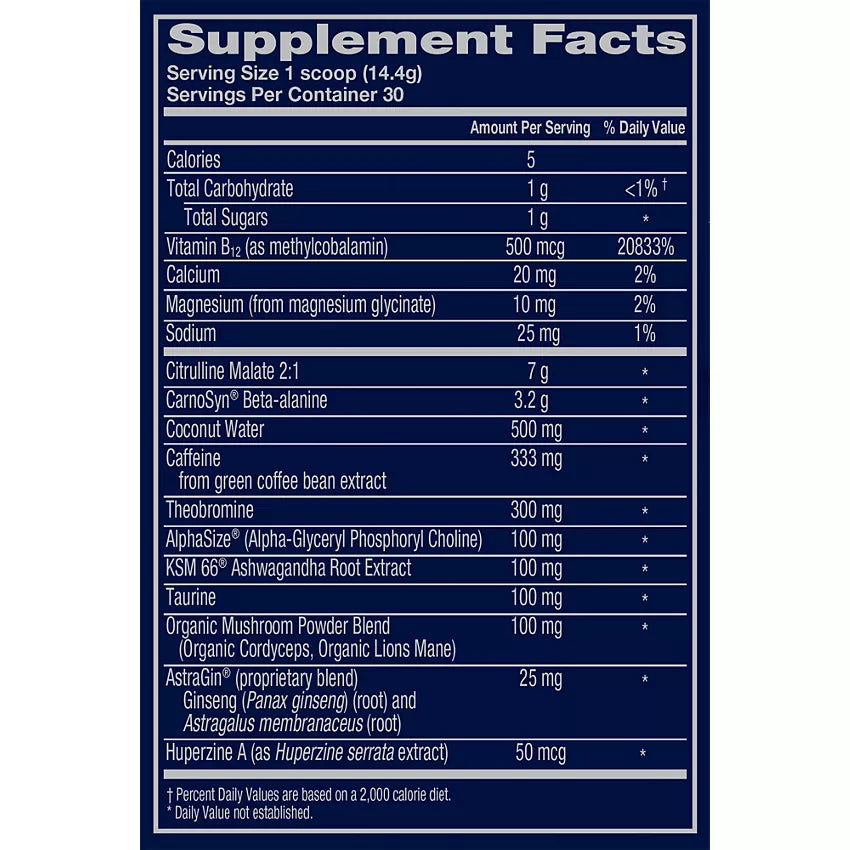 Altered Strength Pre-Workout with Nootropics 30 porciones