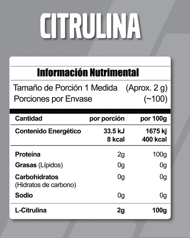 Citrulina 100 porciones