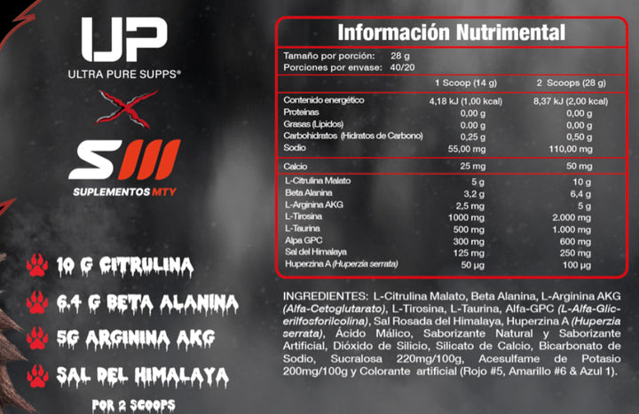 PURE PUMP 40/20 porciones