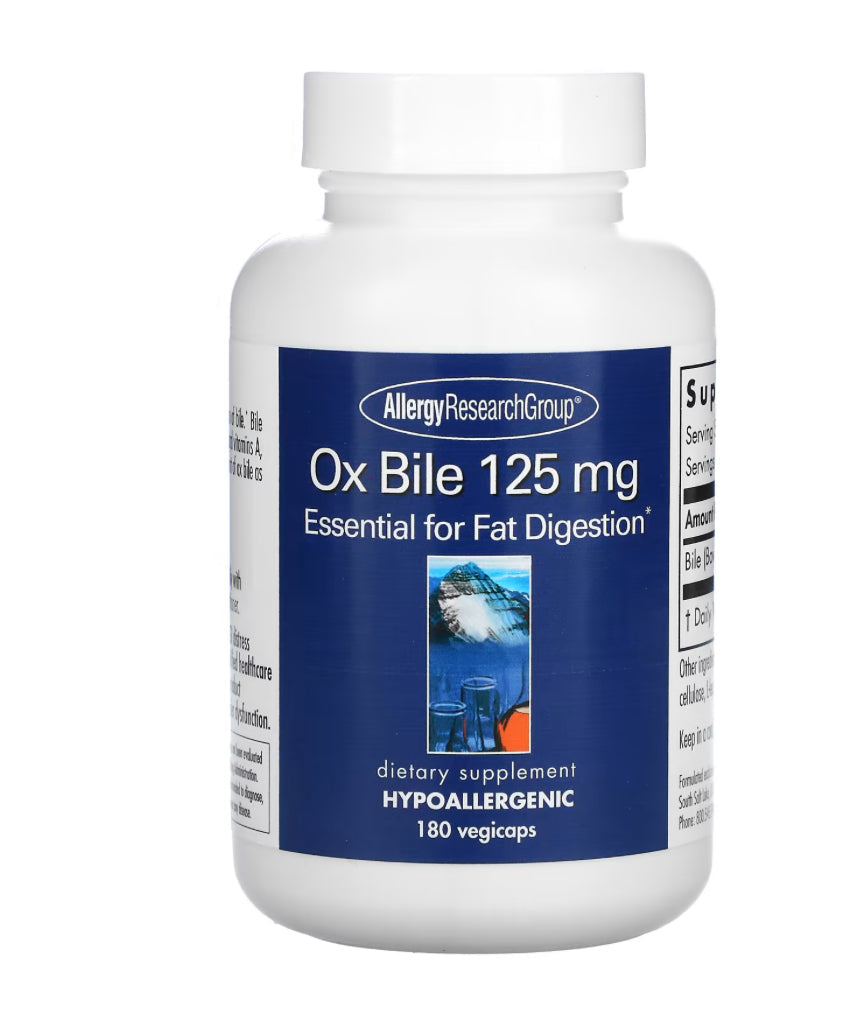 Ox Bile 125mg  180 veg cap