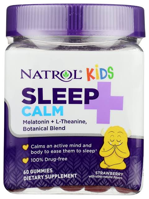 KIDS Sleep + Calm, Fresa, 60 gummies