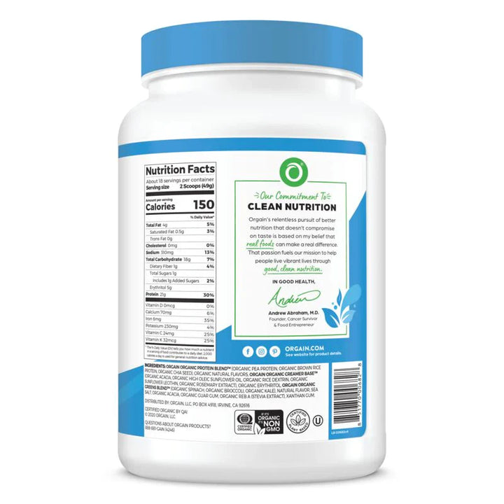 Orgain Organic Protein + Greens 18 servicios