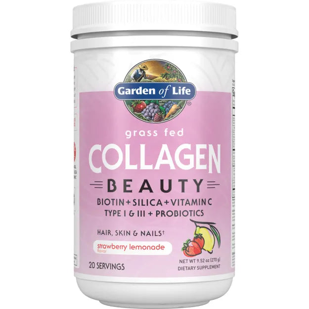 Grass Fed Collagen Beauty 9.52oz (270g) Powder 20 porciones