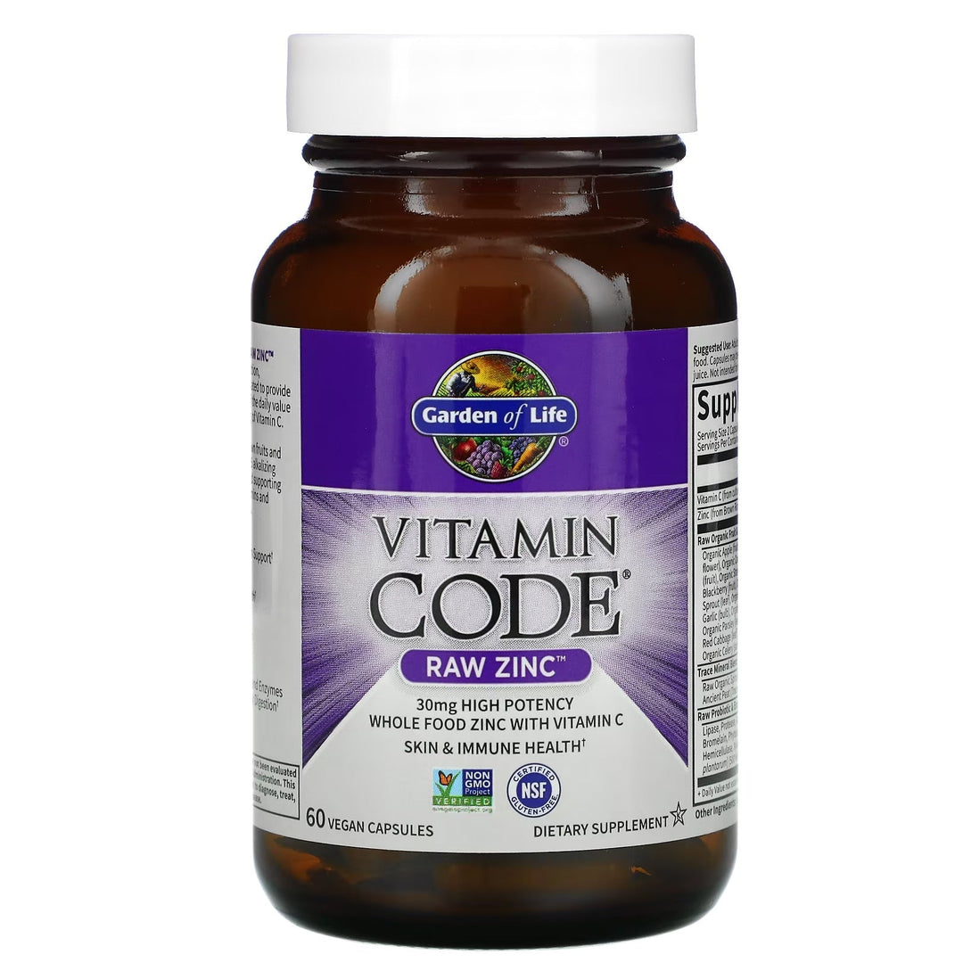 Vitamin Code, RAW Zinc, 60 caps