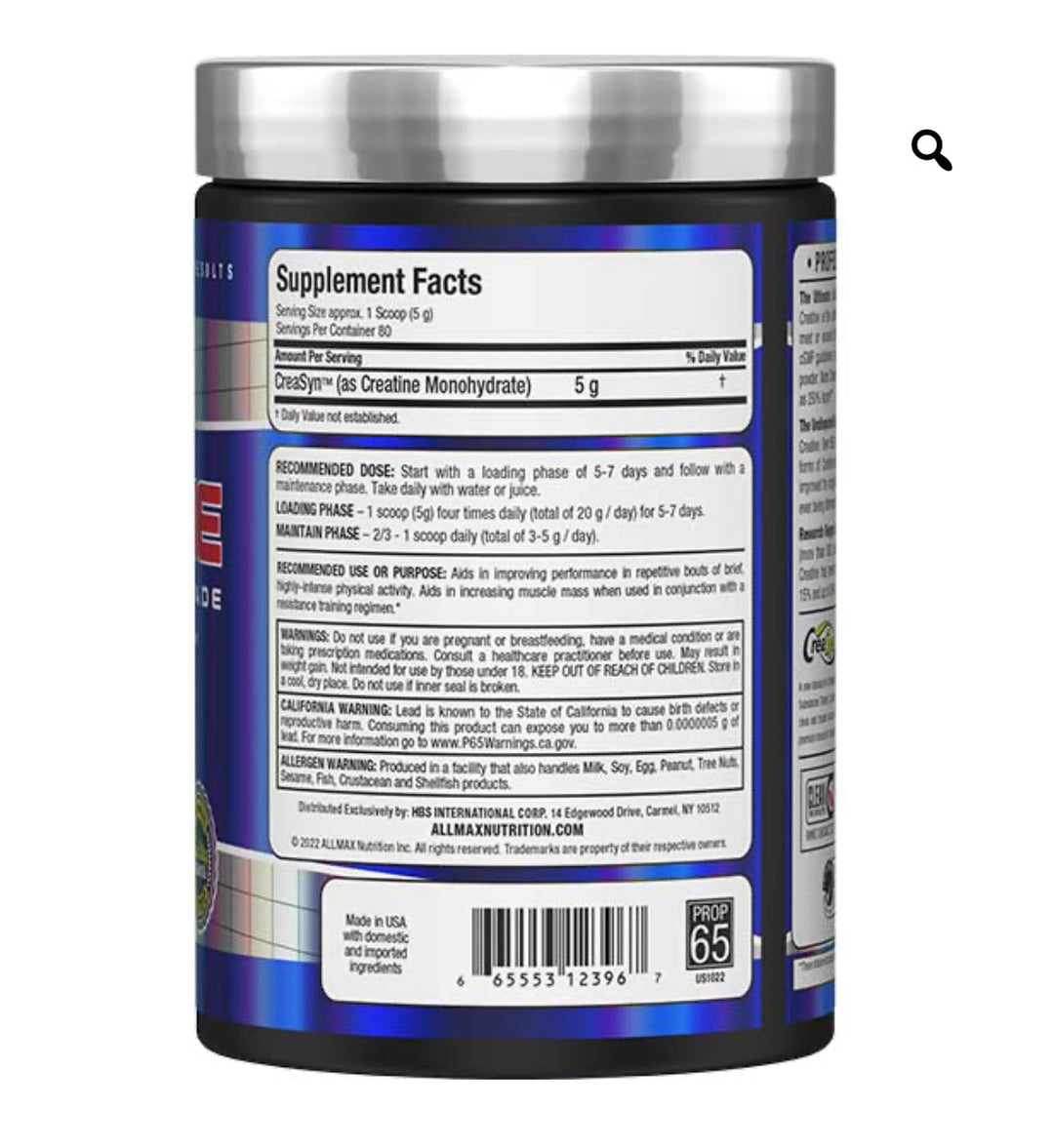 Creatine 80 porciones