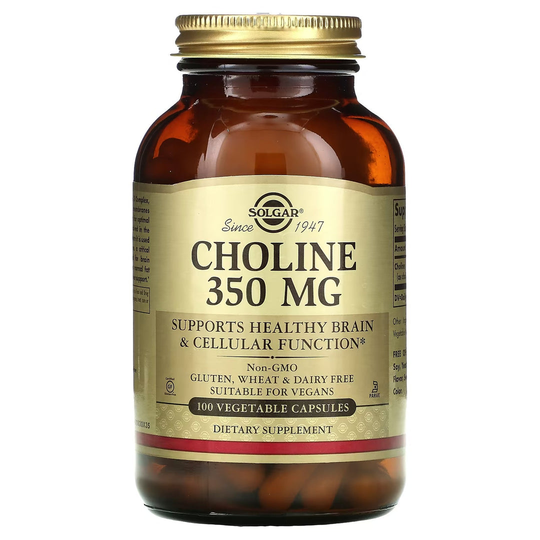 Choline 350 mg, 100 caps