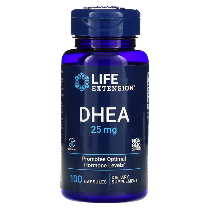 DHEA, 25 mg, 100 caps