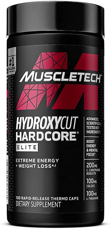 Hydroxycut Hardcore Elite 100 caps 50 porciones