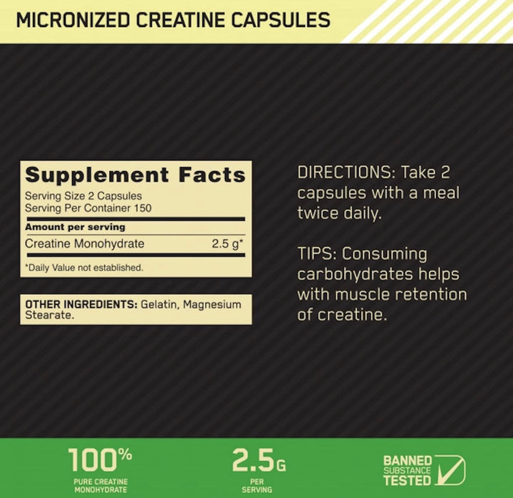 Micronized Creatine 300 caps