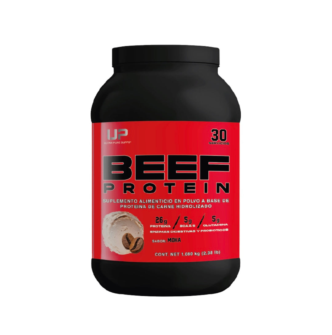 100% BEEF PROTEIN, 2LBS 30 porciones