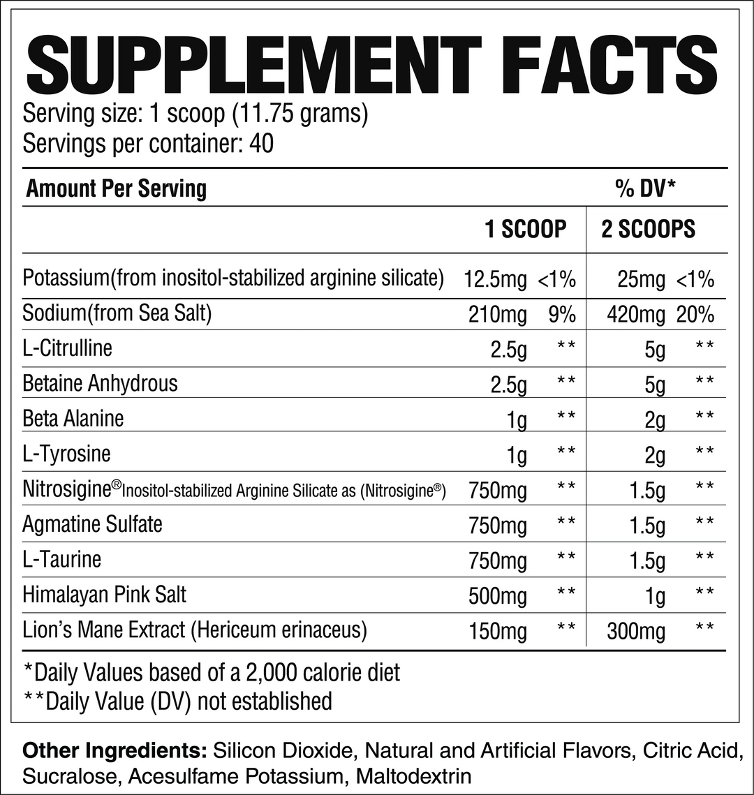 RAW PUMP 40/20 porciones