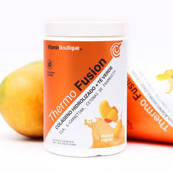 Thermo Fusion (Colageno hydrolizado, Te verde, Cla, Carnitina y Cetonas de frambuesa) 30 porciones