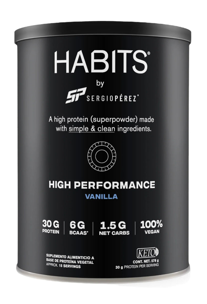 Habits High protein by Sergio Perez 15 porciones