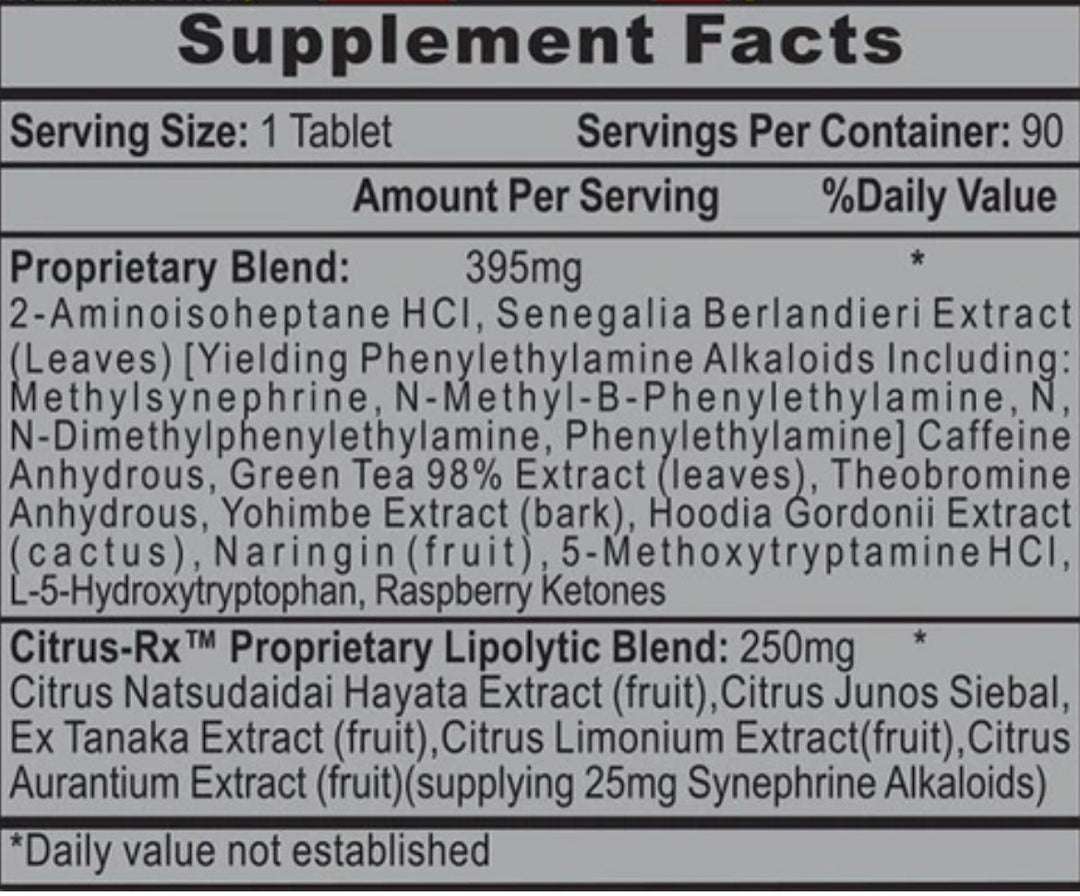 Lipodrene Xtreme 90 tabs