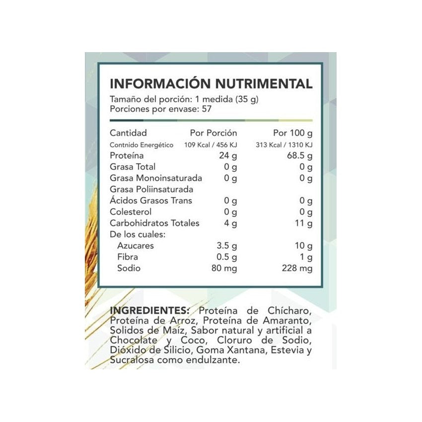 Vegan Hydrotein 4.4lbs 57 porciones