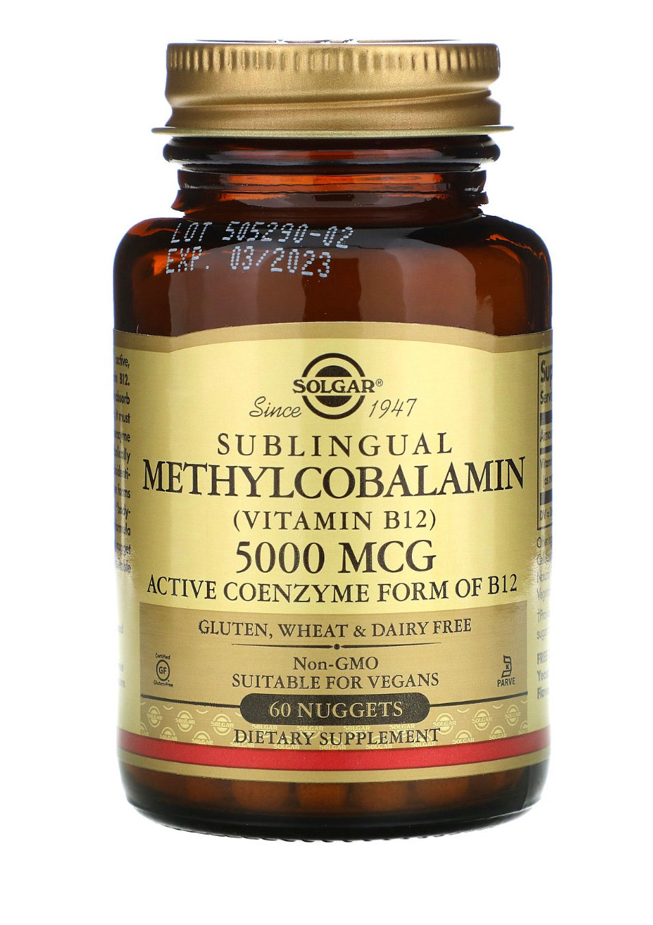 Methylcobalamin (B12) 5000mcg 60 Caps