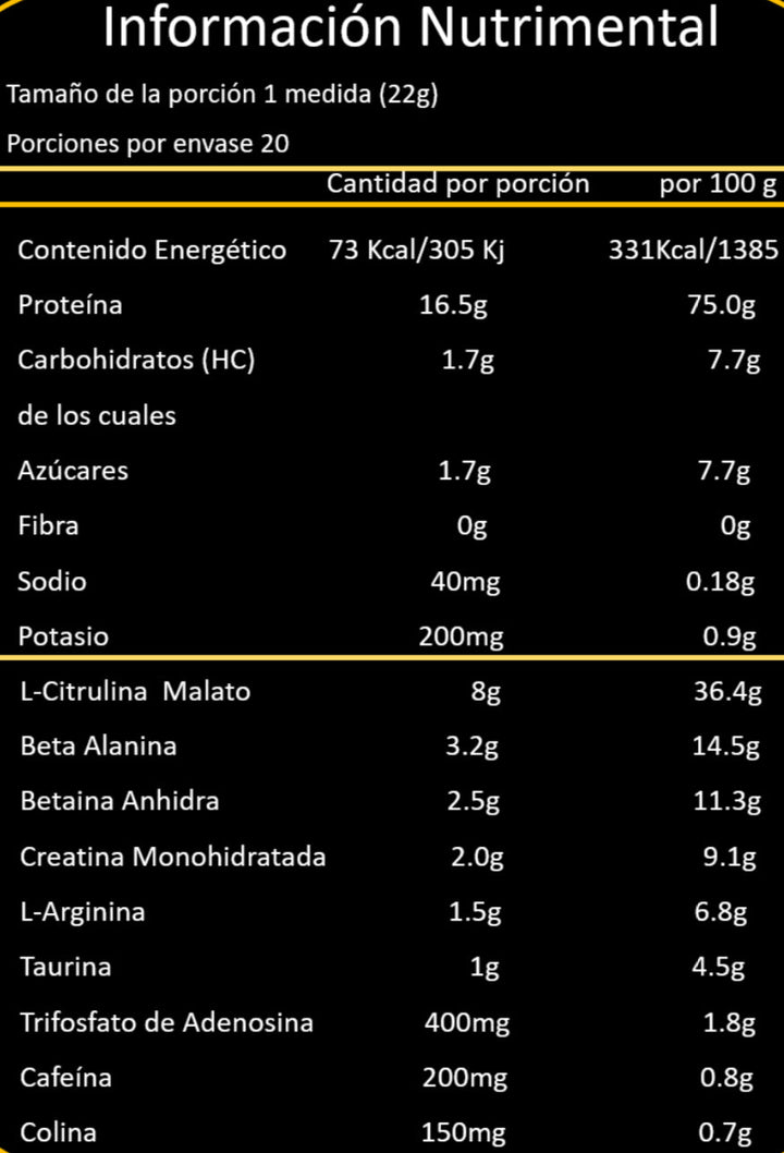 Xplode 20 Porciones