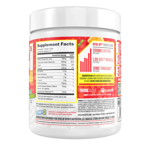 Ryse ELEMENT SERIES Preworkout 25 porciones